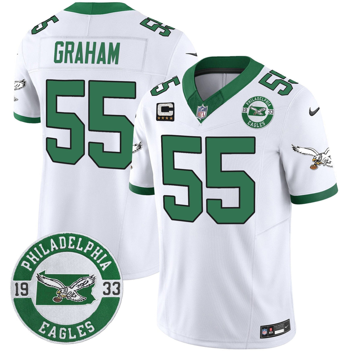 PHI 2025 Throwback Vapor Limited Jersey - Est. 1933 Patch - Stitched