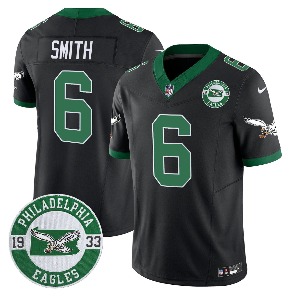 PHI 2025 Throwback Vapor Limited Jersey - Est. 1933 Patch - Stitched