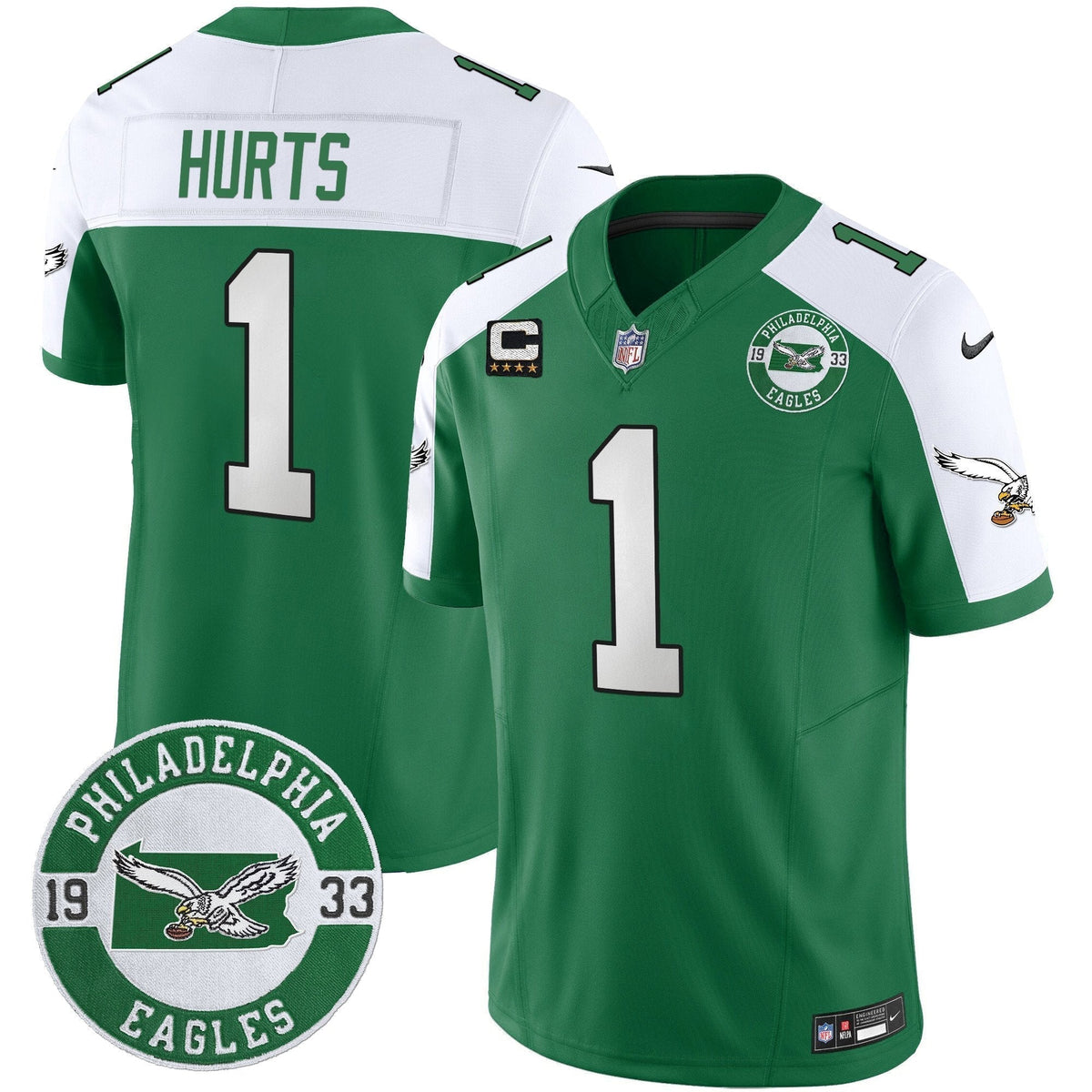 PHI 2025 Throwback Vapor Limited Jersey - Est. 1933 Patch - Stitched