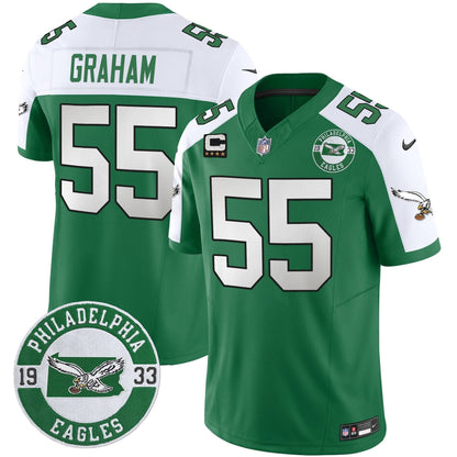 PHI 2025 Throwback Vapor Limited Jersey - Est. 1933 Patch - Stitched
