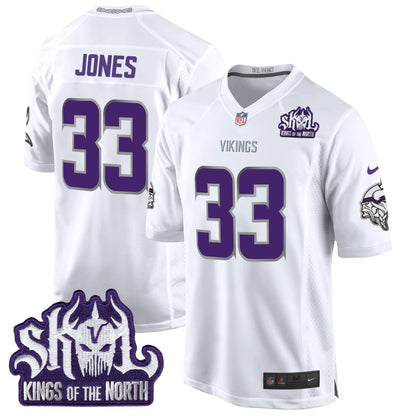 MIN 2024 Winter Warrior Skol Patch Game Jersey - Stitched