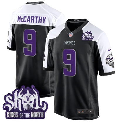 MIN 2024 Winter Warrior Skol Patch Game Jersey - Stitched