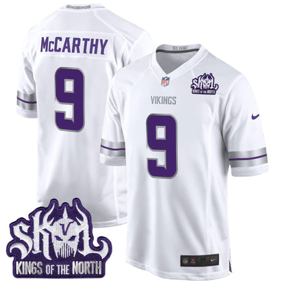 MIN 2024 Winter Warrior Skol Patch Game Jersey - Stitched