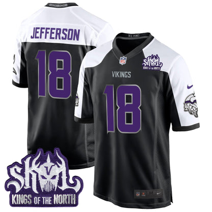 MIN 2024 Winter Warrior Skol Patch Game Jersey - Stitched
