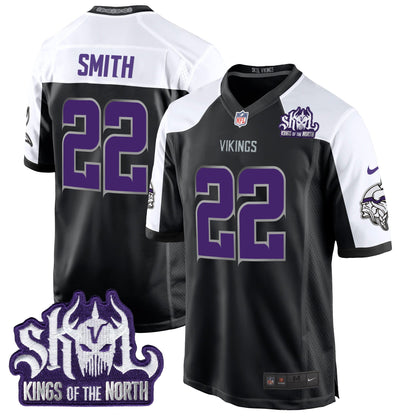 MIN 2024 Winter Warrior Skol Patch Game Jersey - Stitched