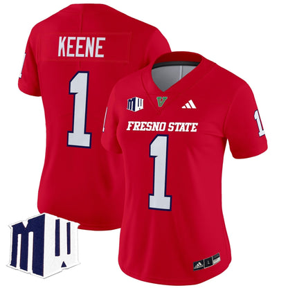Women's Fresno State Bulldogs 2024 Vapor Limited Jersey - All Stitched