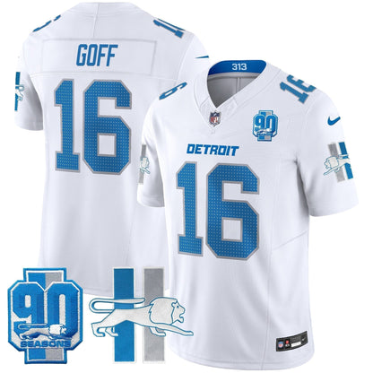 Detroit Lion 1946 Throwback Vapor Limited Jersey - Stitched