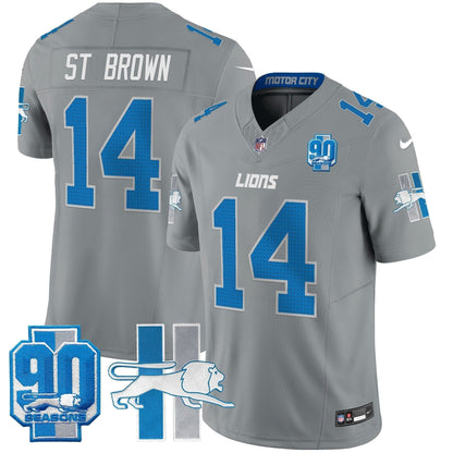 Detroit Lion 1946 Throwback Vapor Limited Jersey - Stitched