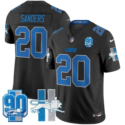 Detroit Lion 1946 Throwback Vapor Limited Jersey - Stitched