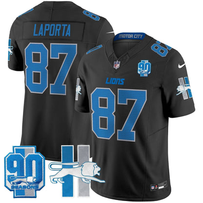 Detroit Lion 1946 Throwback Vapor Limited Jersey - Stitched