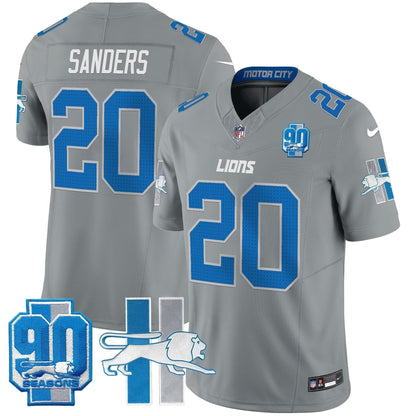 Detroit Lion 1946 Throwback Vapor Limited Jersey - Stitched