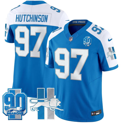 Detroit Lion 1946 Throwback Vapor Limited Jersey - Stitched