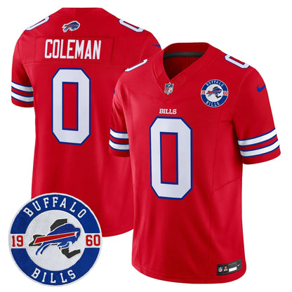 Men's Buffalo Bills 2024 Vapor Limited Jersey - Est. 1960 Patch - All Stitched