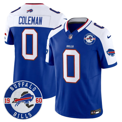 Men's Buffalo Bills 2024 Vapor Limited Jersey - Est. 1960 Patch - All Stitched
