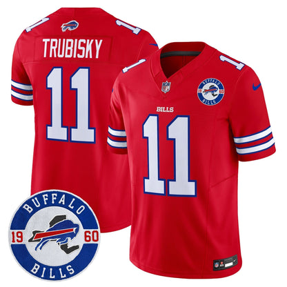 Men's Buffalo Bills 2024 Vapor Limited Jersey - Est. 1960 Patch - All Stitched