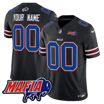 BUF 2025 Bills Mafia Patch Vapor Limited Custom Jersey - Stitched