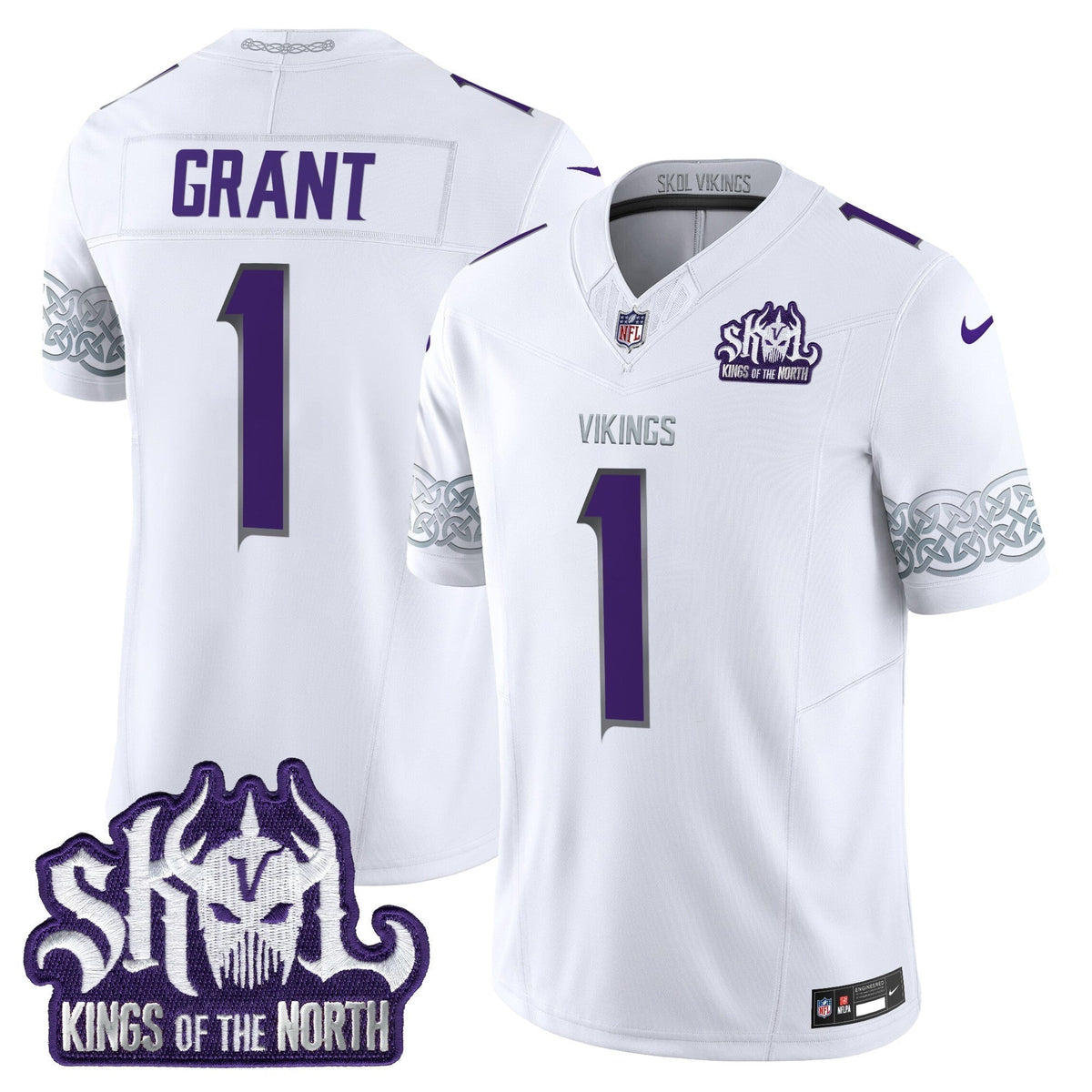 MIN King Of The North Patch Vapor Limited Jersey V2 - Stitched