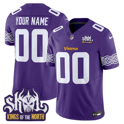 MIN King Of The North Patch Vapor Limited Custom Jersey V2 - Stitched