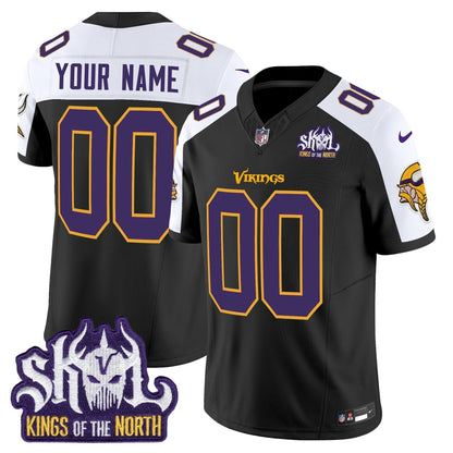 MIN King Of The North Patch Throwback Vapor Limited Custom Jersey V2 - Stitched