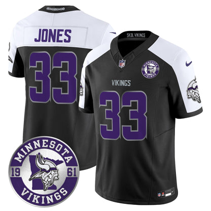 Men's Minnesota Vikings 2024 Vapor Limited Jersey - Est. 1961 Patch - All Stitched