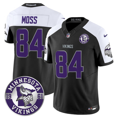 Men's Minnesota Vikings 2024 Vapor Limited Jersey - Est. 1961 Patch - All Stitched