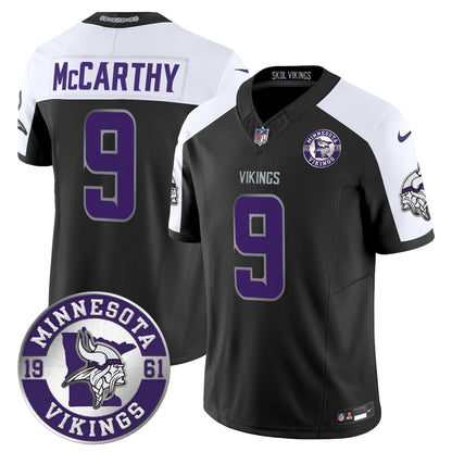 Men's Minnesota Vikings 2024 Vapor Limited Jersey - Est. 1961 Patch - All Stitched