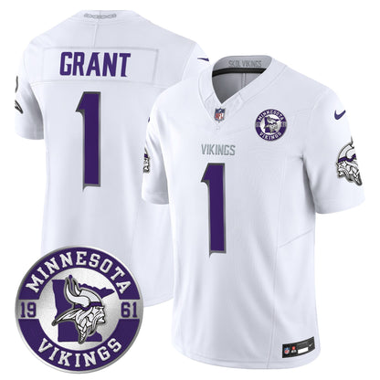 MIN King Of The North Patch Vapor Limited Jersey - Est. 1961 Patch - Stitched