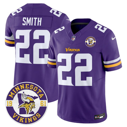 MIN King Of The North Patch Vapor Limited Jersey - Est. 1961 Patch - Stitched