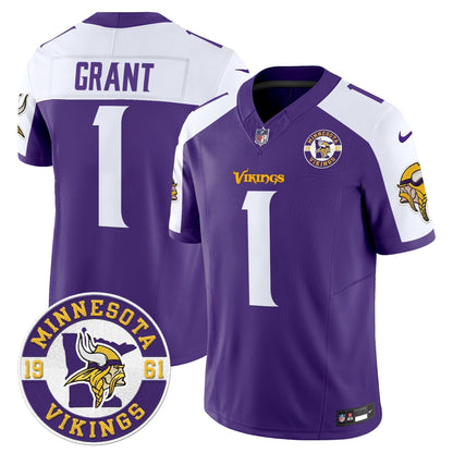 MIN King Of The North Patch Vapor Limited Jersey - Est. 1961 Patch - Stitched