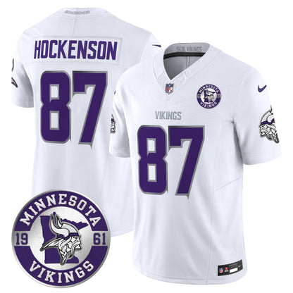 MIN King Of The North Patch Vapor Limited Jersey - Est. 1961 Patch - Stitched