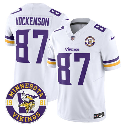 MIN King Of The North Patch Vapor Limited Jersey - Est. 1961 Patch - Stitched