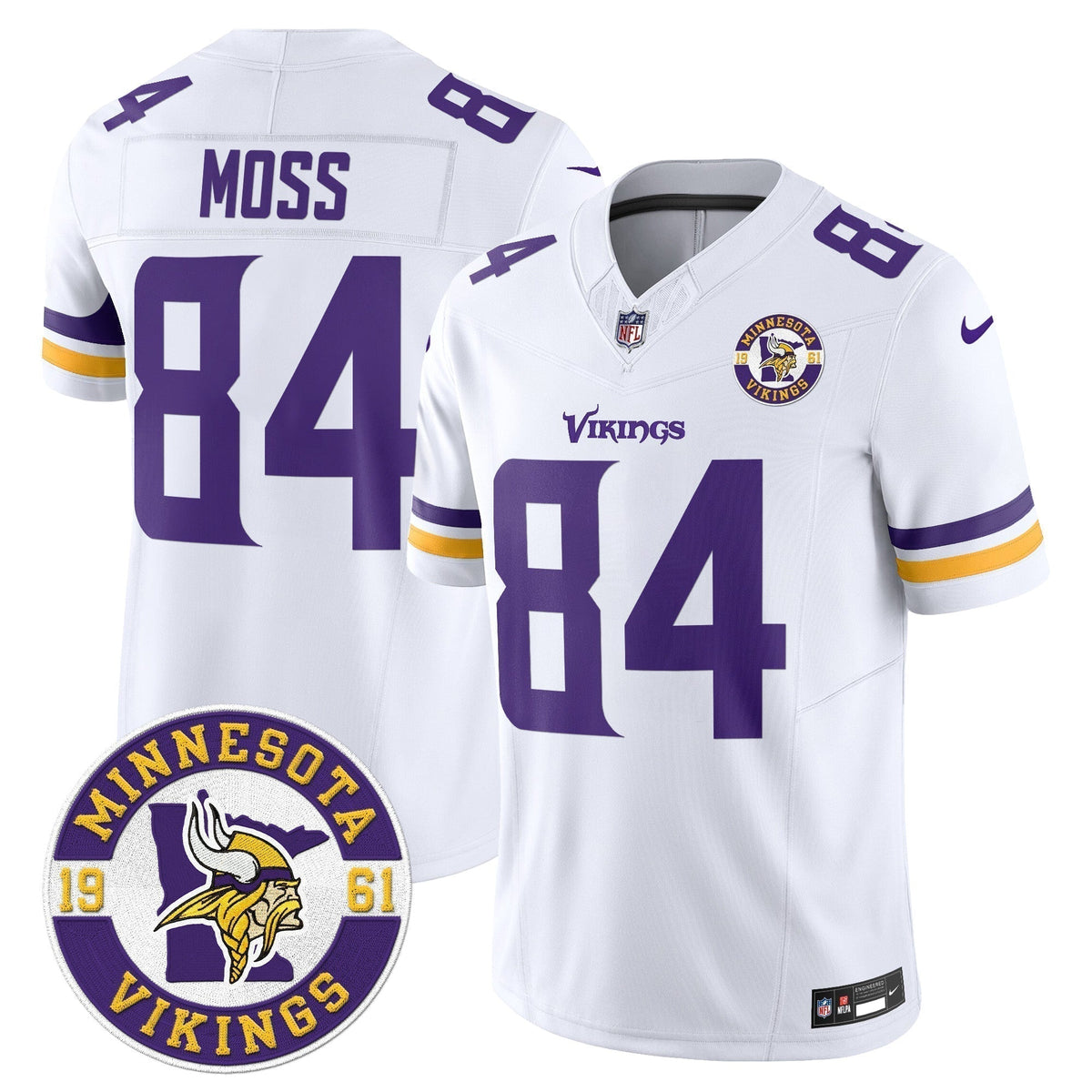 MIN King Of The North Patch Vapor Limited Jersey - Est. 1961 Patch - Stitched