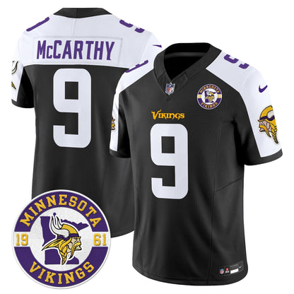 Men's Minnesota Vikings 2024 Vapor Limited Jersey V2 - Est. 1961 Patch - All Stitched