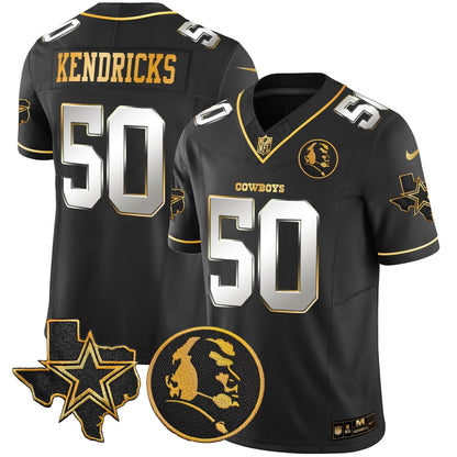Men's Cowboys Texas & John Madden Patch Gold Vapor Limited Jersey - All Stitched
