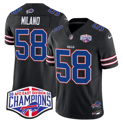 Bills 2024 AFC East Division Champions Vapor Limited Jersey - Stitched