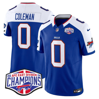 Bills 2024 AFC East Division Champions Vapor Limited Jersey - Stitched