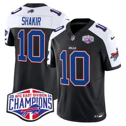 Bills 2024 AFC East Division Champions Vapor Limited Jersey - Stitched