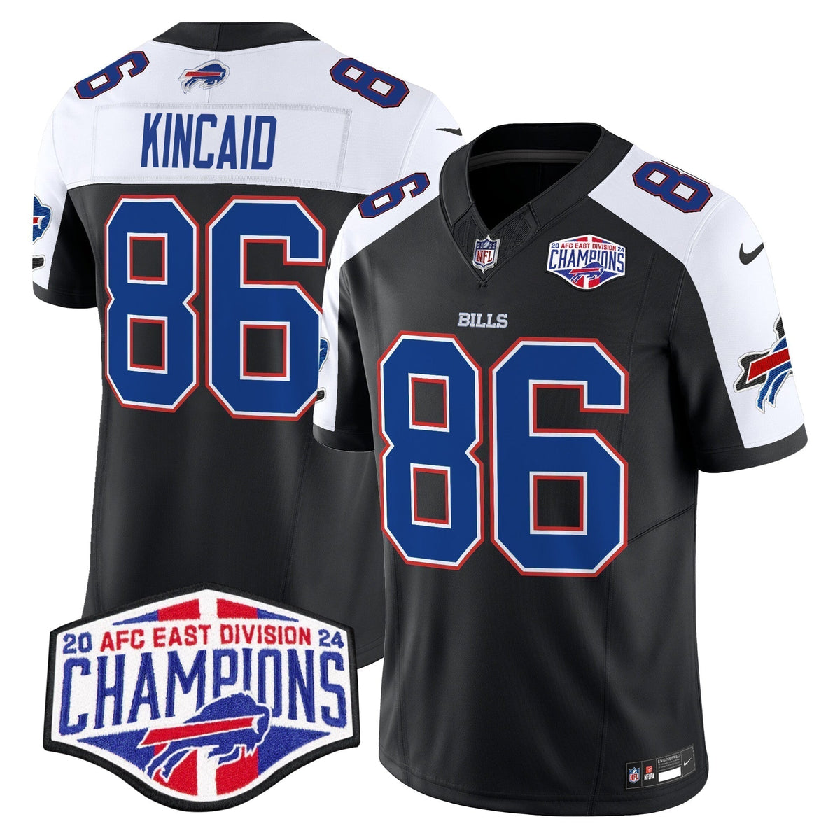 Bills 2024 AFC East Division Champions Vapor Limited Jersey - Stitched