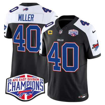 Bills 2024 AFC East Division Champions Vapor Limited Jersey - Stitched