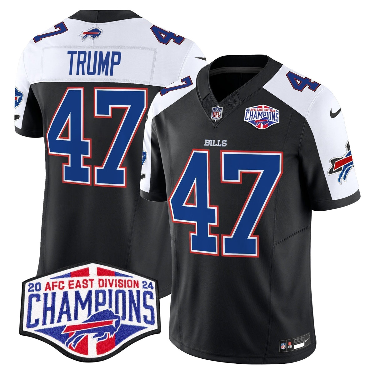 Bills 2024 AFC East Division Champions Vapor Limited Jersey - Stitched