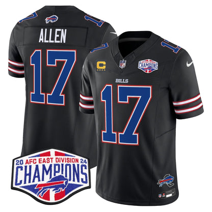 Bills 2024 AFC East Division Champions Vapor Limited Jersey - Stitched