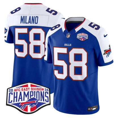 Bills 2024 AFC East Division Champions Vapor Limited Jersey - Stitched
