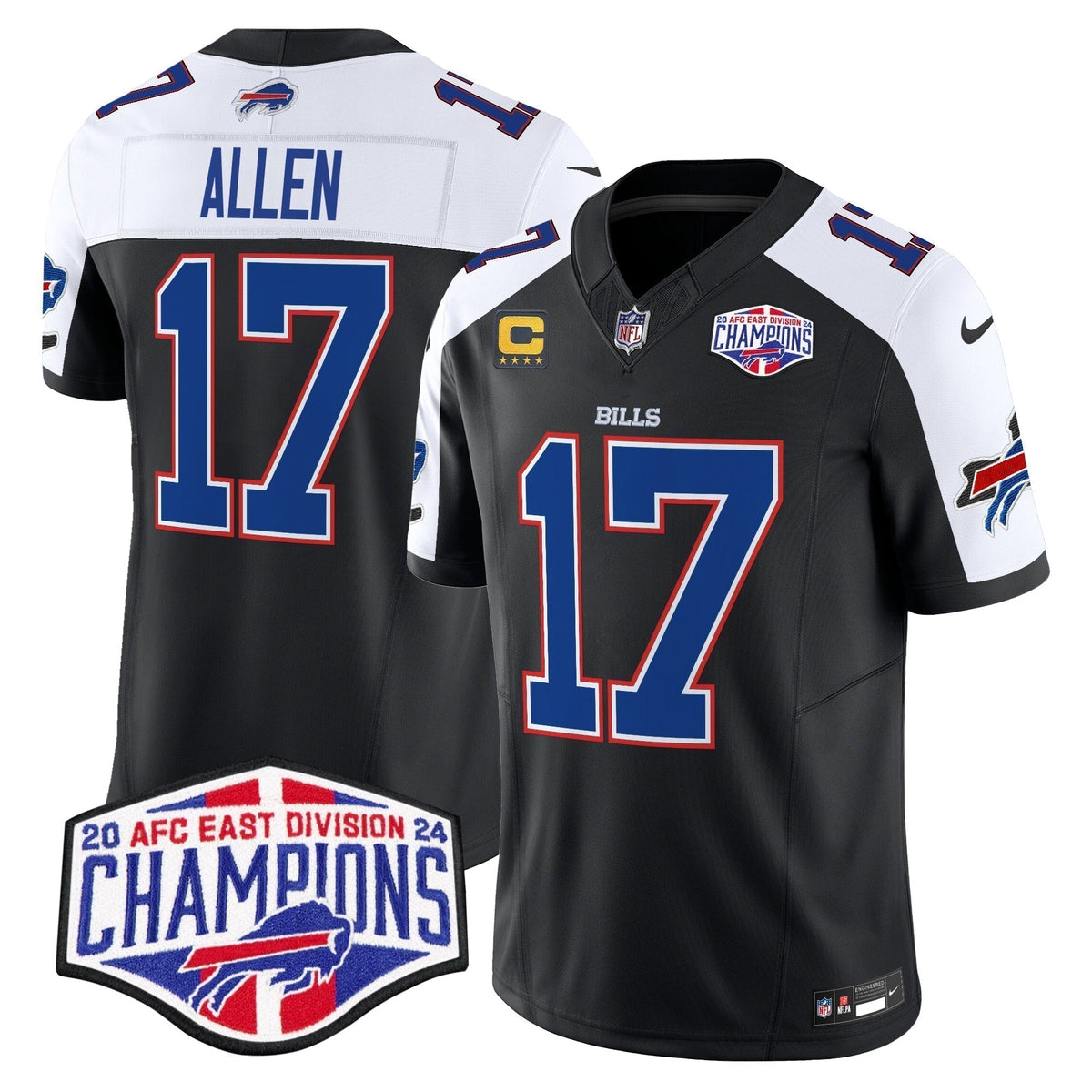 Bills 2024 AFC East Division Champions Vapor Limited Jersey - Stitched