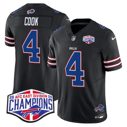 Bills 2024 AFC East Division Champions Vapor Limited Jersey - Stitched