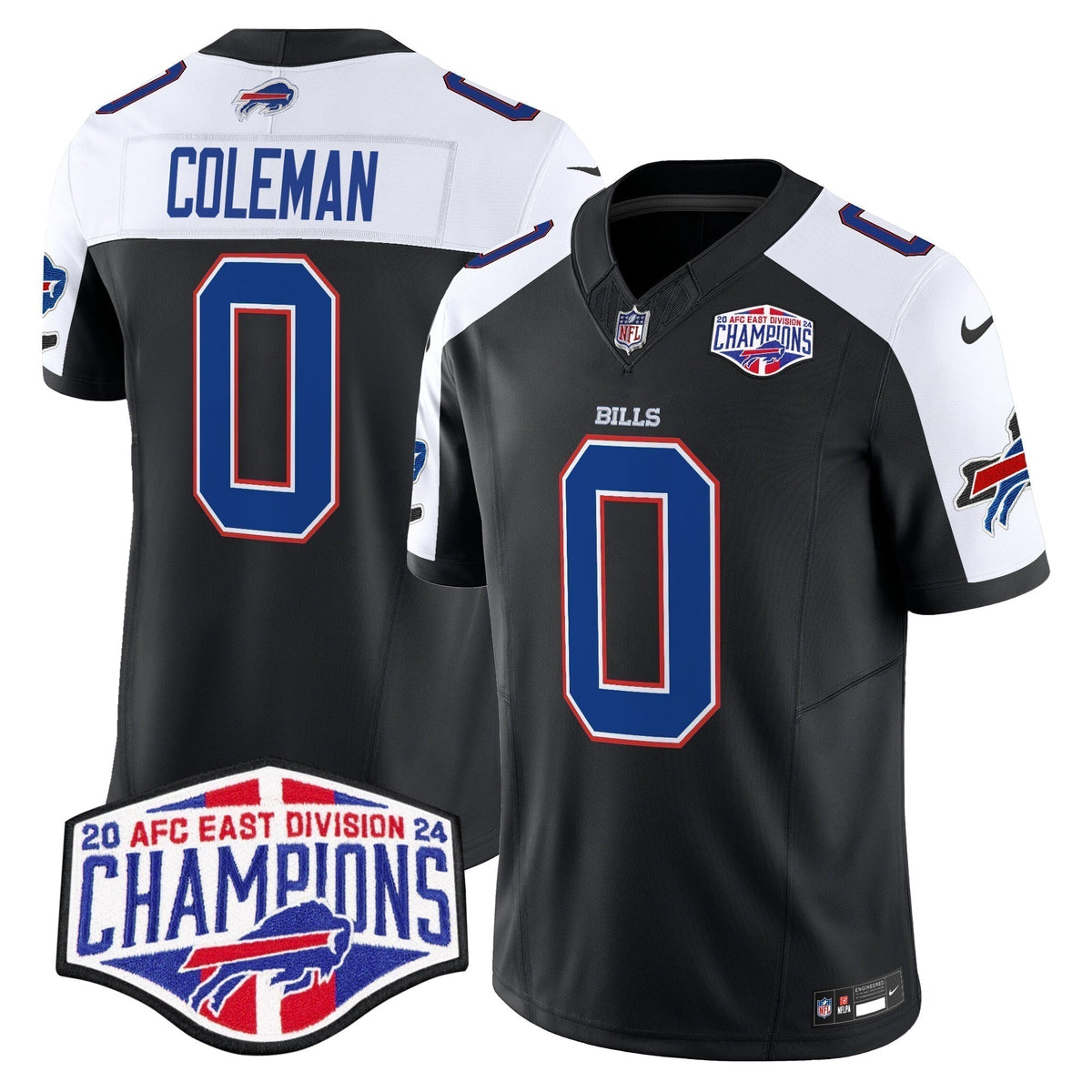 Bills 2024 AFC East Division Champions Vapor Limited Jersey - Stitched