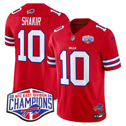 Bills 2024 AFC East Division Champions Vapor Limited Jersey - Stitched