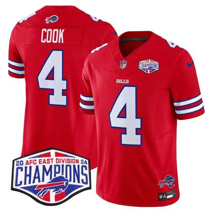Bills 2024 AFC East Division Champions Vapor Limited Jersey - Stitched