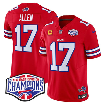 Bills 2024 AFC East Division Champions Vapor Limited Jersey - Stitched