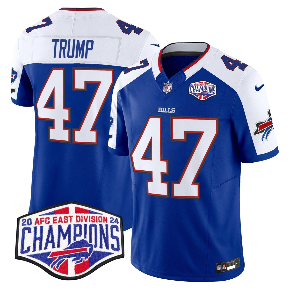 Bills 2024 AFC East Division Champions Vapor Limited Jersey - Stitched
