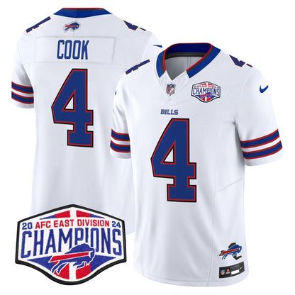 Bills 2024 AFC East Division Champions Vapor Limited Jersey - Stitched